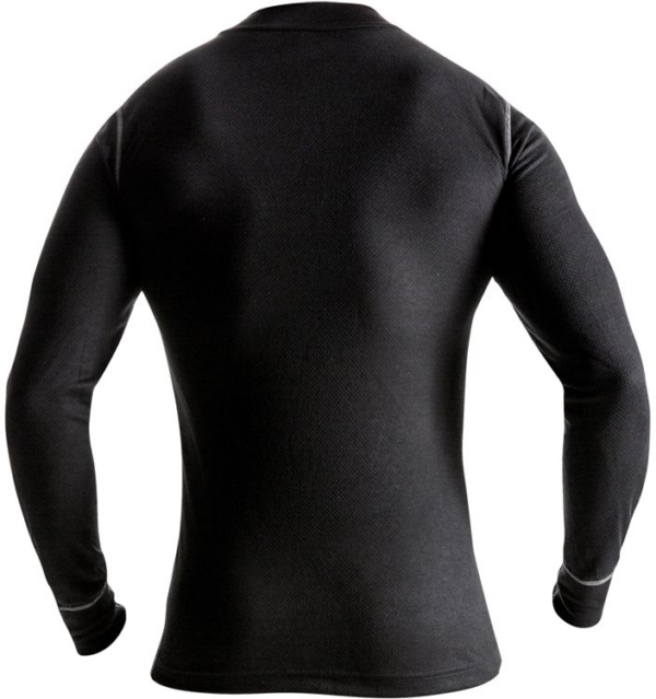 T-shirt lange mouwen met korte rits 789 OF - FRISTADS - FR127355 - Afbeelding 2