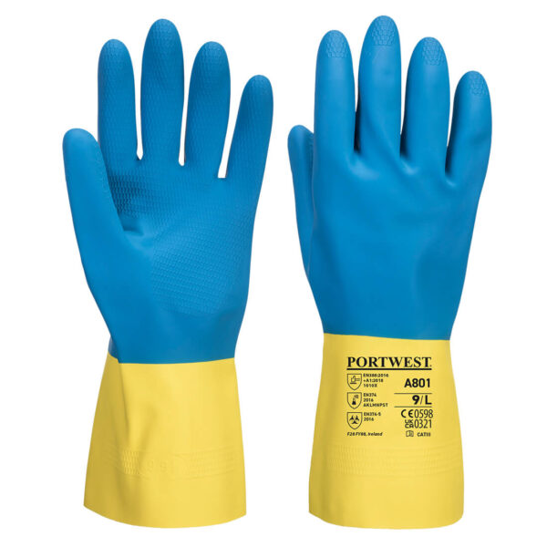 Double Dipped Latex handschoen - PORTWEST - A801