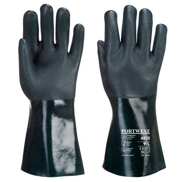 Double Dipped PVC handschoen 35cm - PORTWEST - A835