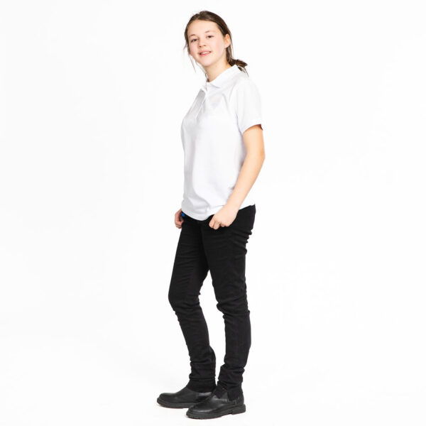 Polo meisjes wit - PIVA - PI10