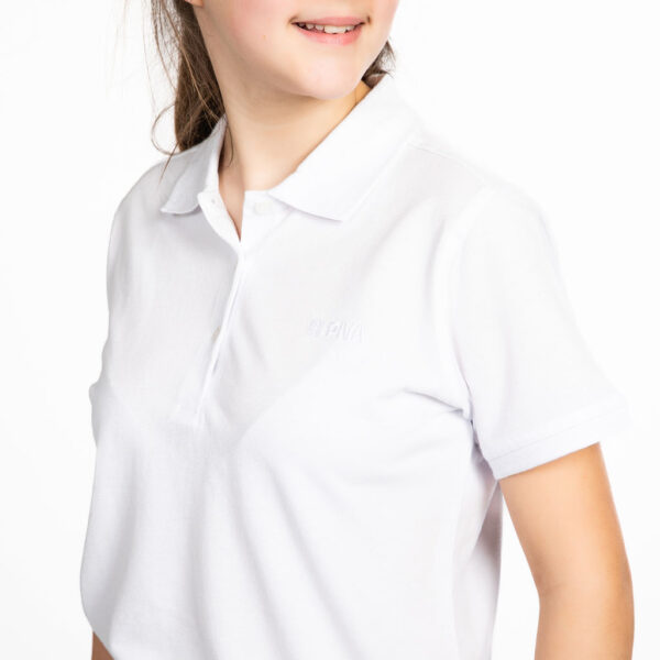 Polo meisjes wit - PIVA - PI10 - Afbeelding 3