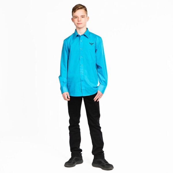 Hemd jongens azuur - avAnt - AV8