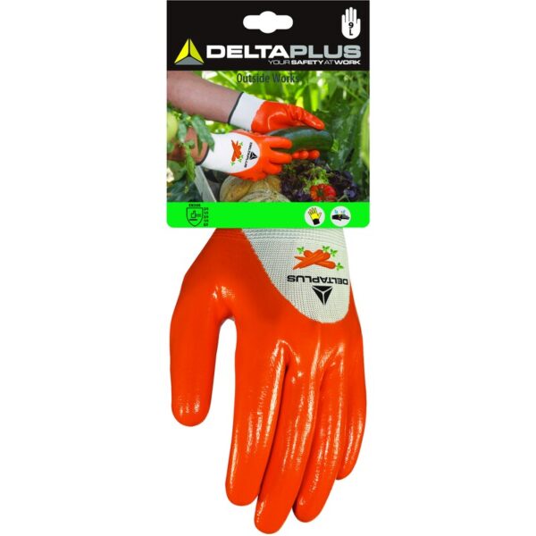 Gebreide handschoen met coating - Polyester - Glad Nitril - Jauge : 13 - DELTAPLUS - DPVE715 - Afbeelding 3