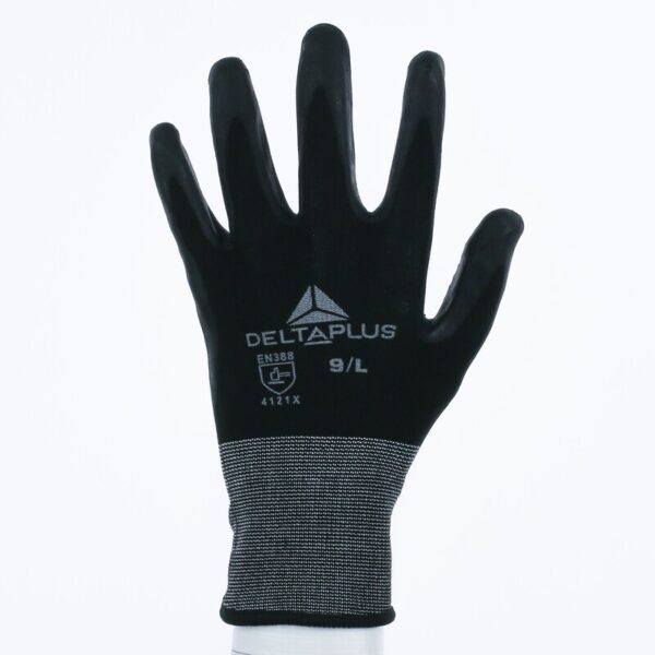 Gebreide handschoen met coating - Polyester, Spandex - Schuim nitril - Jauge : 15 - DELTAPLUS - VE724NO - Afbeelding 3