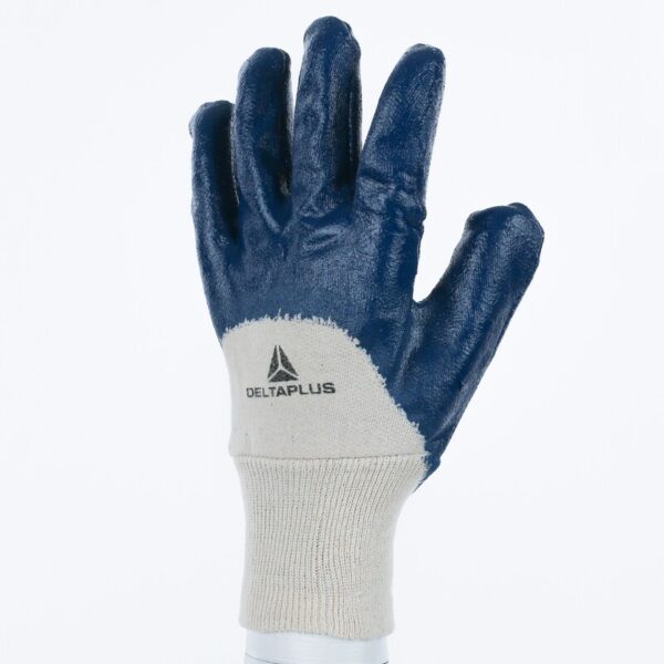 Gebreide handschoen met coating - Katoen - Glad Nitril - DELTAPLUS - NI150 - Afbeelding 6