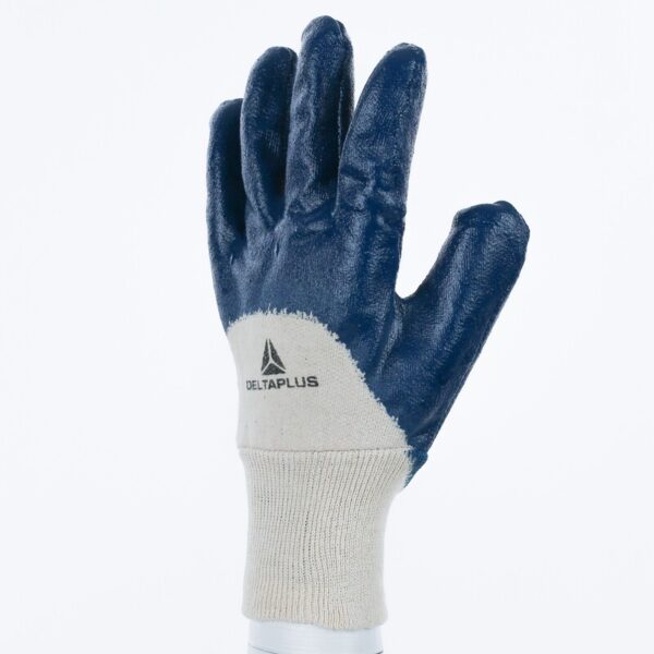 Gebreide handschoen met coating - Katoen - Glad Nitril - DELTAPLUS - NI150 - Afbeelding 7