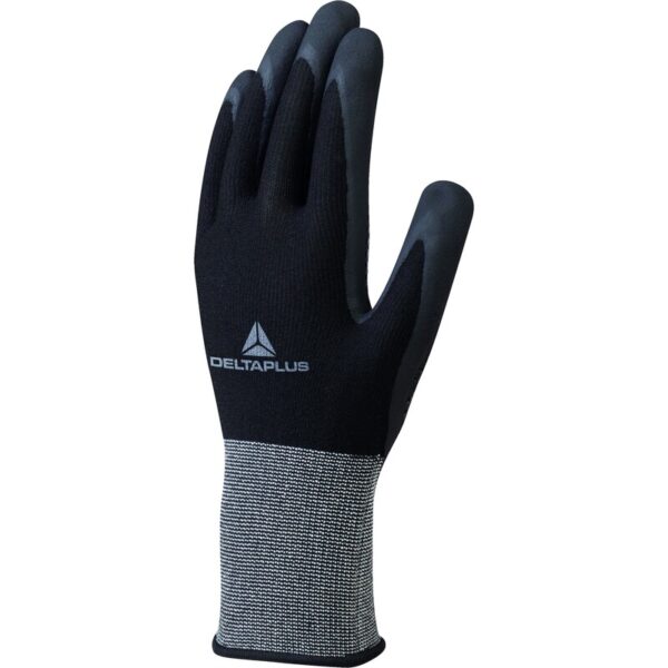 Gebreide handschoen met coating - Polyester, Spandex - Schuim nitril - Jauge : 15 - DELTAPLUS - VE724NO