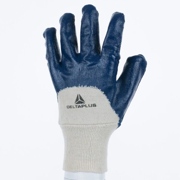 Gebreide handschoen met coating - Katoen - Glad Nitril - DELTAPLUS - NI150 - Afbeelding 4