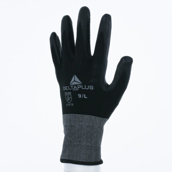 Gebreide handschoen met coating - Polyester, Spandex - Schuim nitril - Jauge : 15 - DELTAPLUS - VE724NO - Afbeelding 6