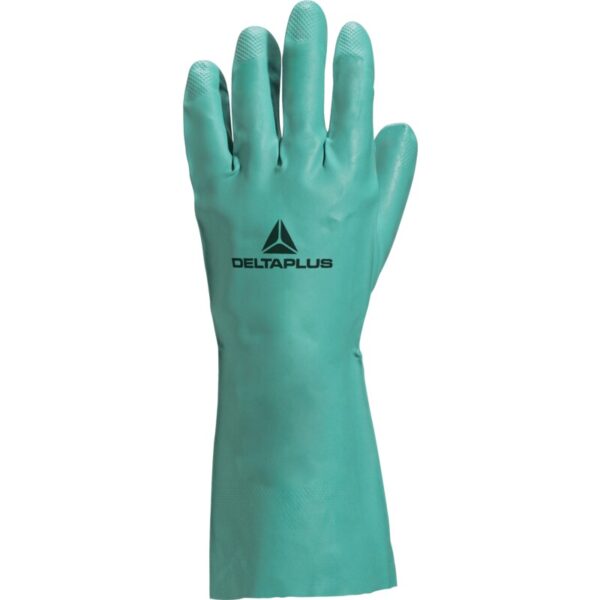 Gevlokte waterdichte handschoen niet-ondersteund - Nitril patronen - Lengte :  330   mm - DELTAPLUS - VE802