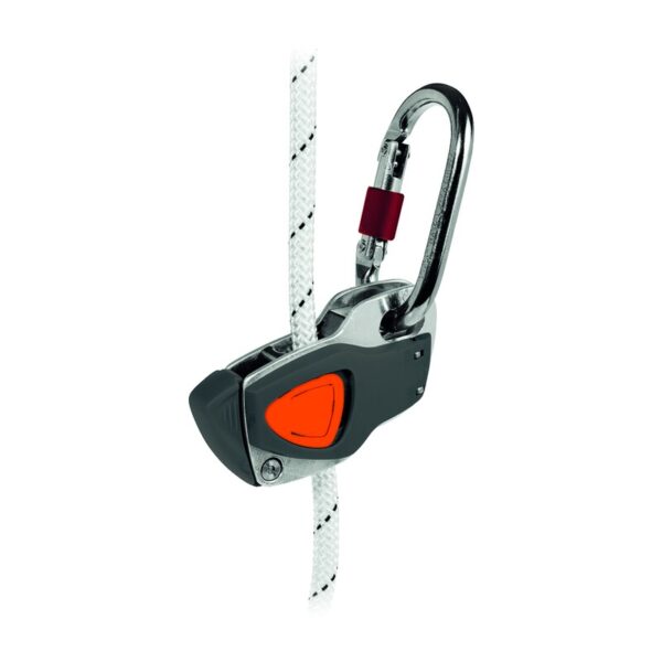Schuiver en blokkeerder voor gevlochten touw - Staal, Plastic - DELTAPLUS - AN066
