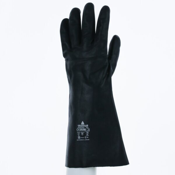 Waterdichte handschoen ondersteund - Katoen - Glad neopreen - Jauge : 10 - Lengte :  380   mm - DELTAPLUS - VE511 - Afbeelding 8