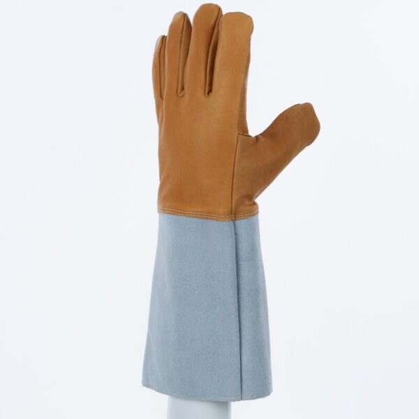 Gesneden en genaaide handschoen handpalm leder/rug leder - Rund - Lengte :  400   mm - DELTAPLUS - CRYOG - Afbeelding 9