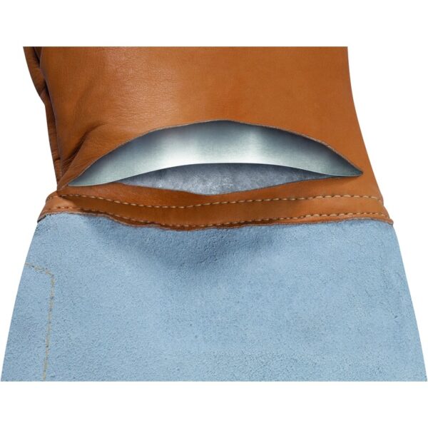Gesneden en genaaide handschoen handpalm leder/rug leder - Rund - Lengte :  400   mm - DELTAPLUS - CRYOG - Afbeelding 4