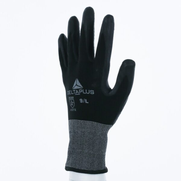 Gebreide handschoen met coating - Polyester, Spandex - Schuim nitril - Jauge : 15 - DELTAPLUS - VE724NO - Afbeelding 7