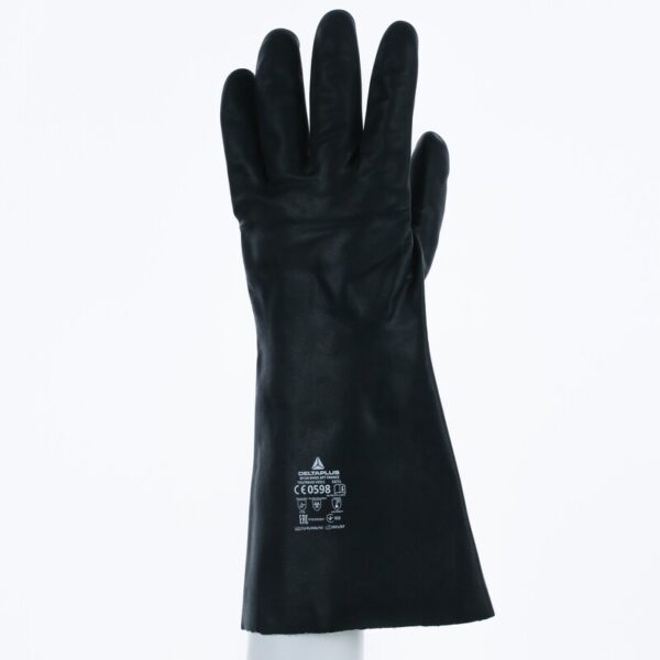 Waterdichte handschoen ondersteund - Katoen - Glad neopreen - Jauge : 10 - Lengte :  380   mm - DELTAPLUS - VE511 - Afbeelding 7