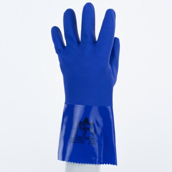 Waterdichte handschoen ondersteund - Katoen - aangrijpend getextureerd PVC - Jauge : 13 - Lengte :  300   mm - DELTAPLUS - VE780 - Afbeelding 4