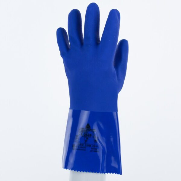 Waterdichte handschoen ondersteund - Katoen - aangrijpend getextureerd PVC - Jauge : 13 - Lengte :  300   mm - DELTAPLUS - VE780 - Afbeelding 5