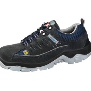 S1P lage werkschoen zwart/ blauw ESD - ABEBA - 32247