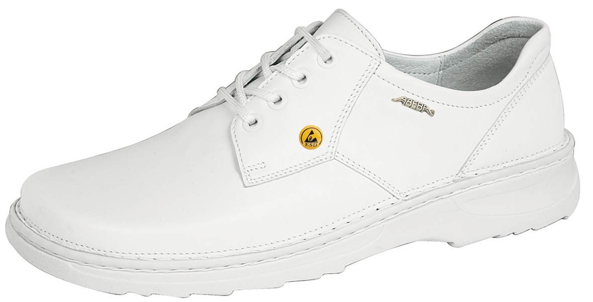 O1 Lace-up werkschoen wit ESD - ABEBA - 35700