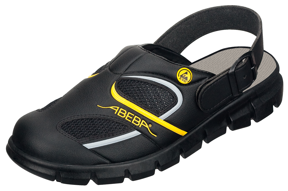OB klomp zwart/ yellage - ABEBA - 37343