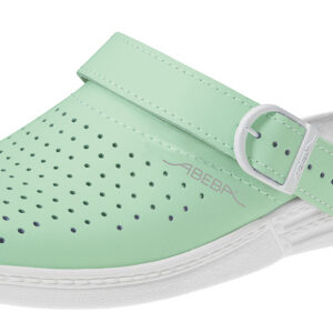 OB klomp mint groen/ wit - ABEBA - 7090