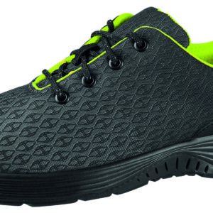 S3 lage veiligheidsschoen zwart/neon orange - ABEBA - 7131860