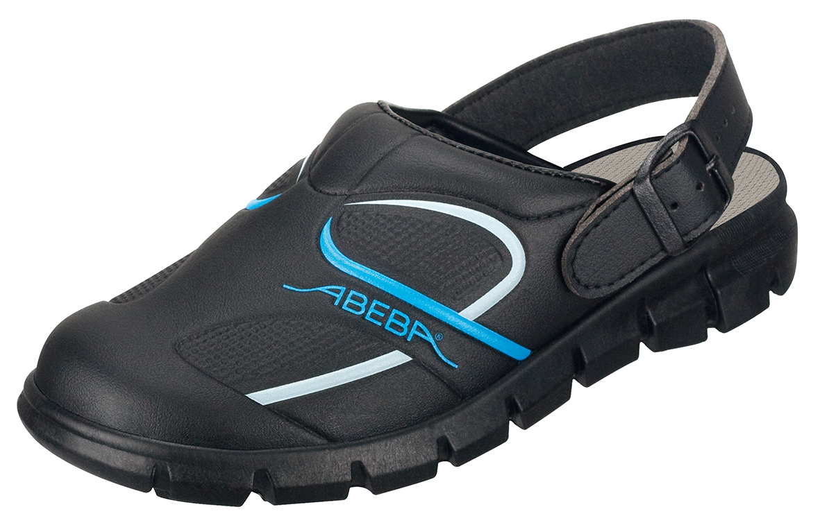 OB klomp zwart/blauw - ABEBA - 7331