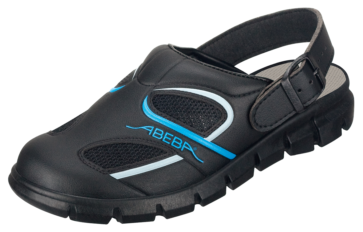 OB klomp zwart/ blauw - ABEBA - 7341