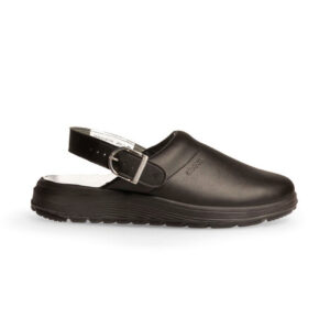 OB Active klomp zwart met buckle fastening - ABEBA - 877031