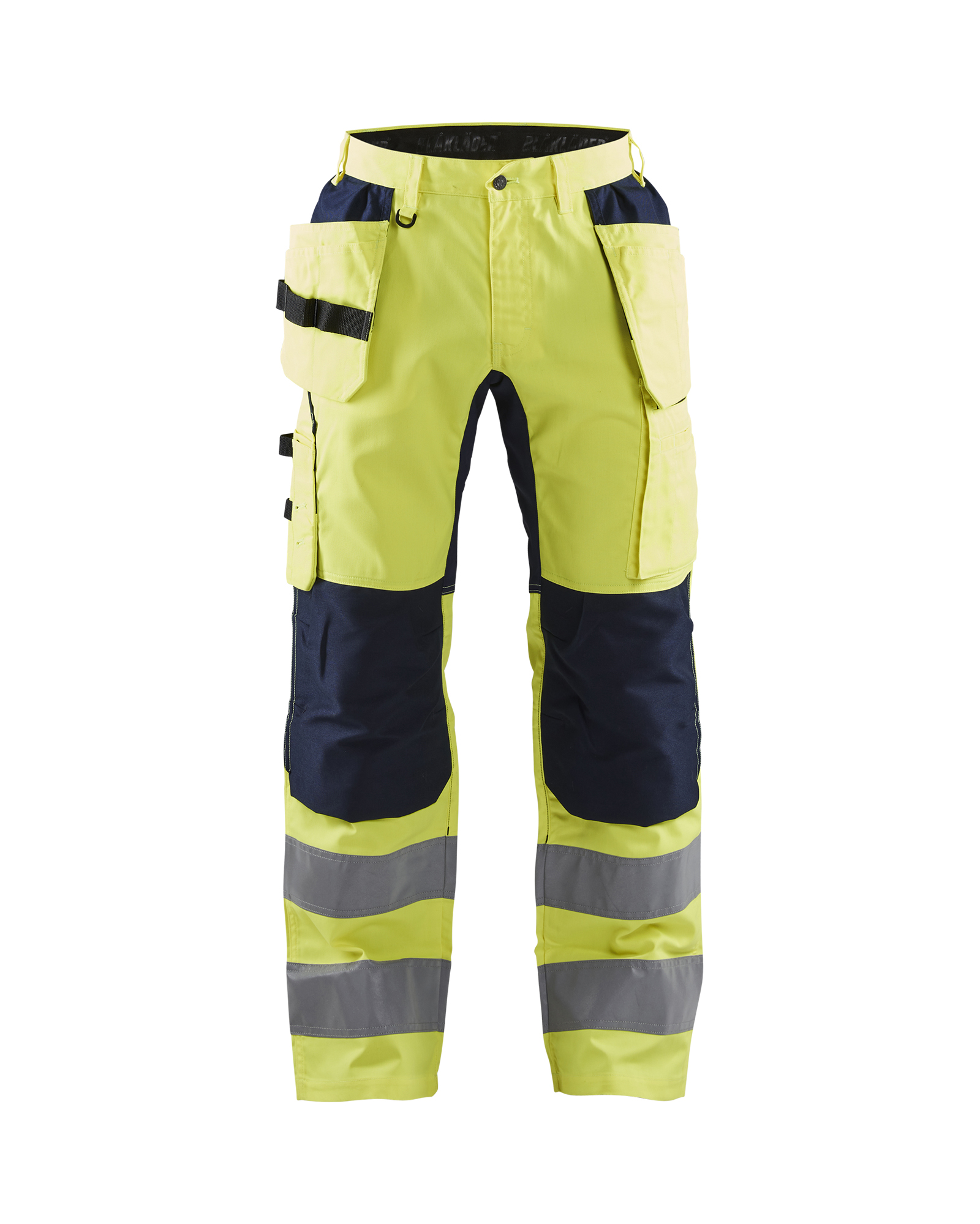 High Vis werkbroek met stretch en gereedschapzakken - BLAKLADER WORKWEAR - BL1552
