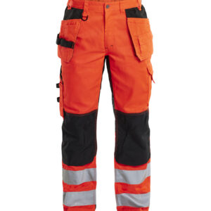 High Vis werkbroek met ventilatie en gereedschapszakken - BLAKLADER WORKWEAR - BL1565