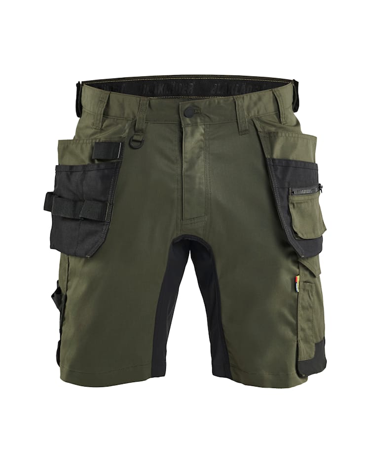werkshort 2-weg stretch met gereedschapszakken - BLAKLADER WORKWEAR - BL1752