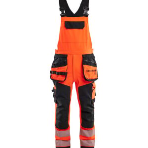 High Vis Bretelwerkbroek 4-weg stretch - BLAKLADER WORKWEAR - BL2626