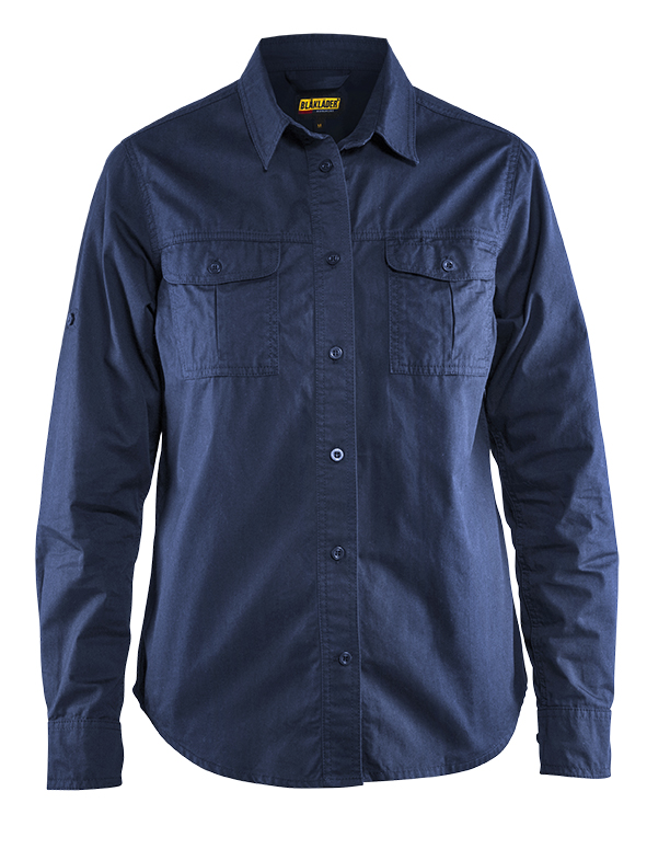Dames Overhemd Twill - BLAKLADER WORKWEAR - BL3208