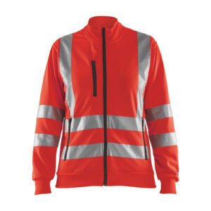Dames Sweatshirt met rits High Vis - BLAKLADER WORKWEAR - BL3308