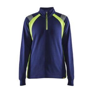 Dames sweatshirt met halve halve rits Visible - BLAKLADER WORKWEAR - BL3403