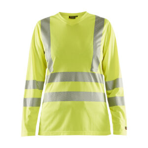 Dames UV-T-shirt lange mouwen High Vis - BLAKLADER WORKWEAR - BL3485