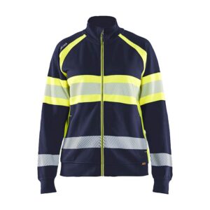 Dames sweatshirt met rits High Vis - BLAKLADER WORKWEAR - BL3505
