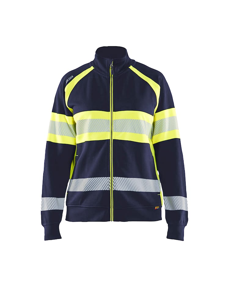 Dames sweatshirt met rits High Vis - BLAKLADER WORKWEAR - BL3505