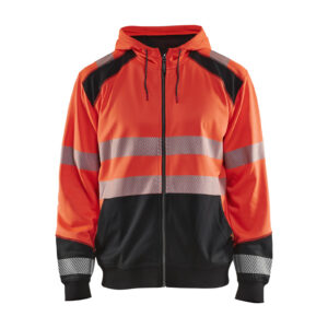 Hooded sweatshirt met rits High Vis - BLAKLADER WORKWEAR - BL3546