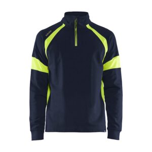 Sweatshirt met halve rits Visible - BLAKLADER WORKWEAR - BL3550