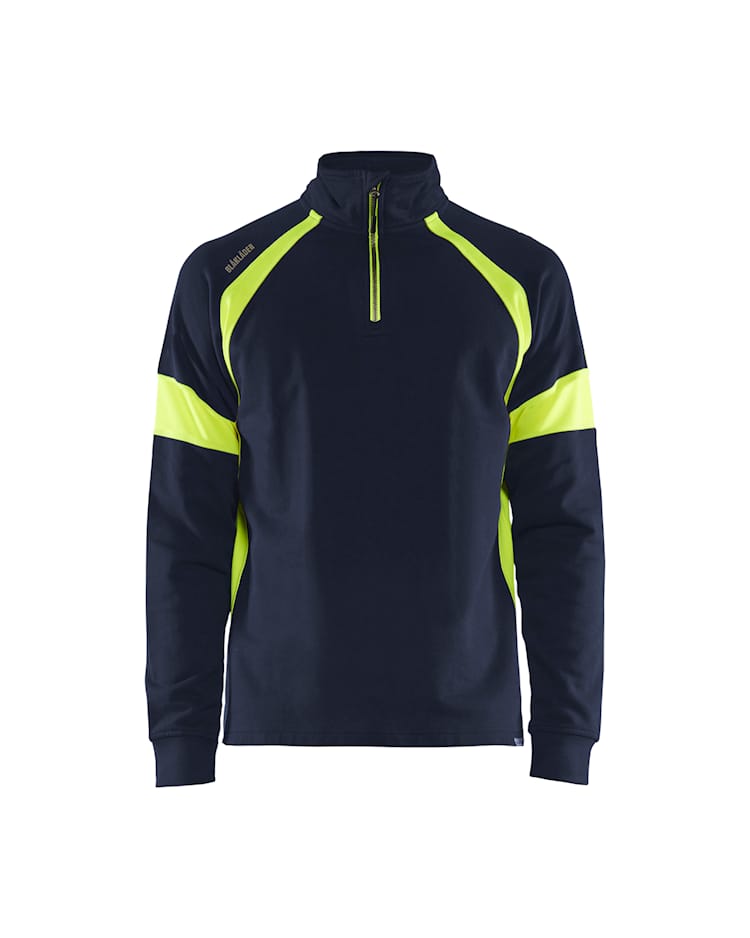 Sweatshirt met halve rits Visible - BLAKLADER WORKWEAR - BL3550
