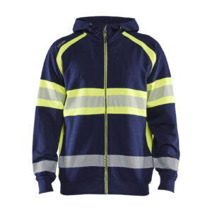 Hooded sweatshirt met rits High Vis - BLAKLADER WORKWEAR - BL3552