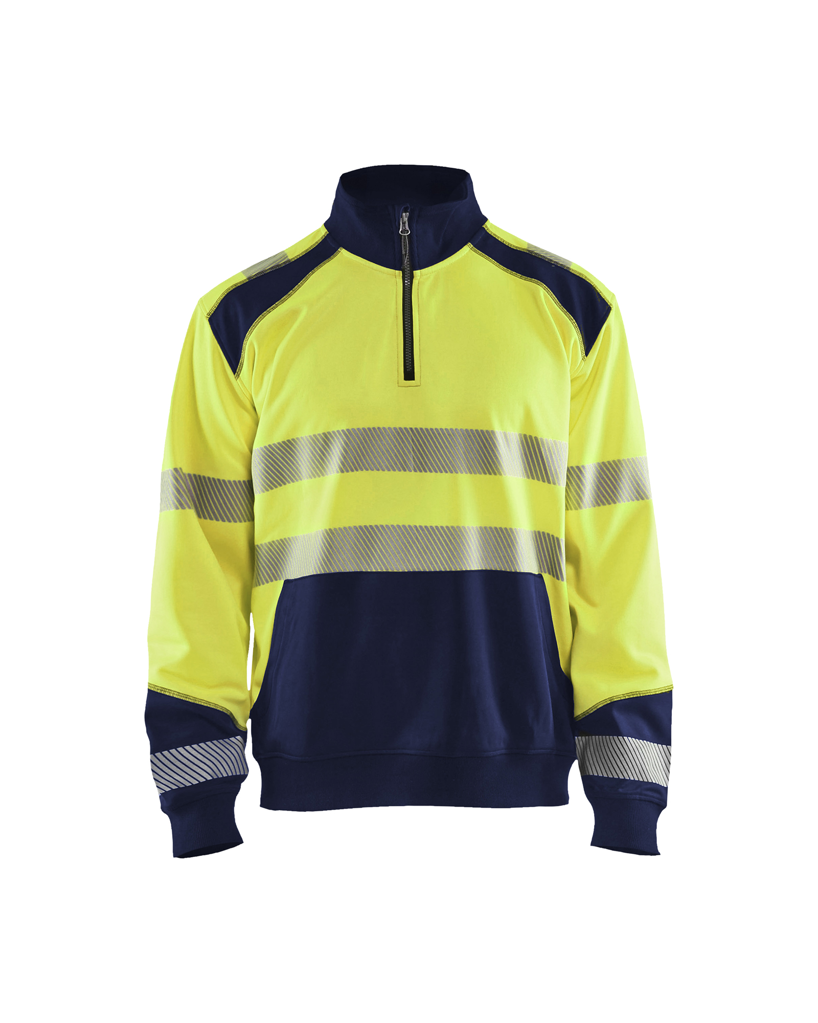 Sweatshirt met halve rits High Vis - BLAKLADER WORKWEAR - BL3556