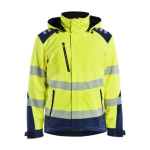 softshell Winterwerkjas High Vis - BLAKLADER WORKWEAR - BL4400
