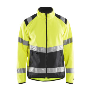 softshell jack High Vis - BLAKLADER WORKWEAR - BL4877