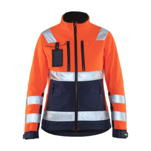 Dames softshell jack High Vis - BLAKLADER WORKWEAR - BL4902
