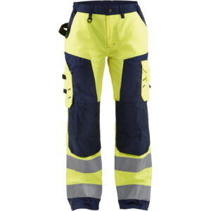 Dames High Vis werkbroek - BLAKLADER WORKWEAR - BL7155