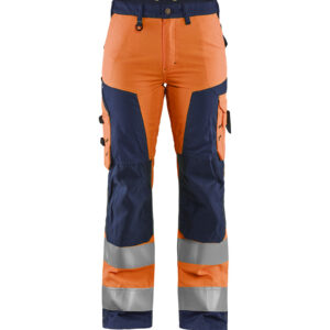 Dames High Vis werkbroek - BLAKLADER WORKWEAR - BL7155